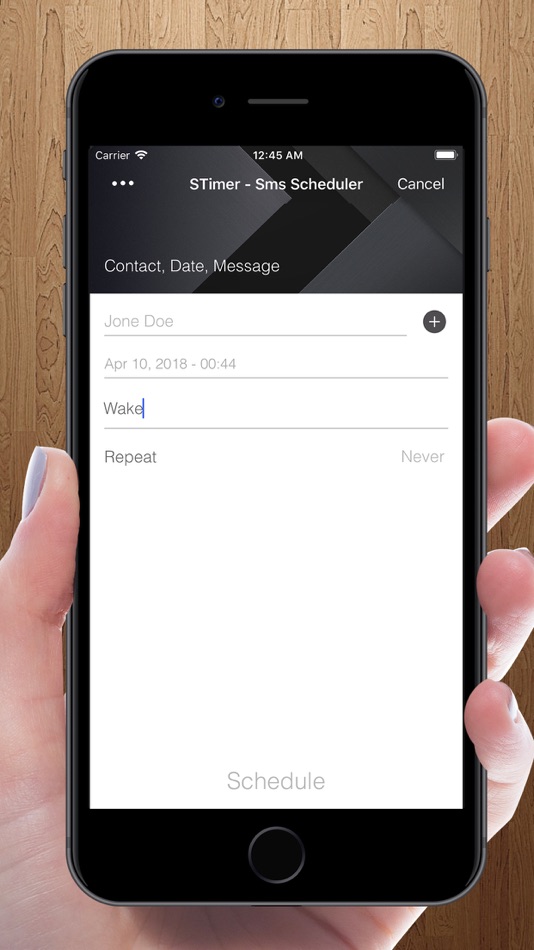 #4. STimer - Sms Scheduler App (iOS) 게시자: Abid Adnan