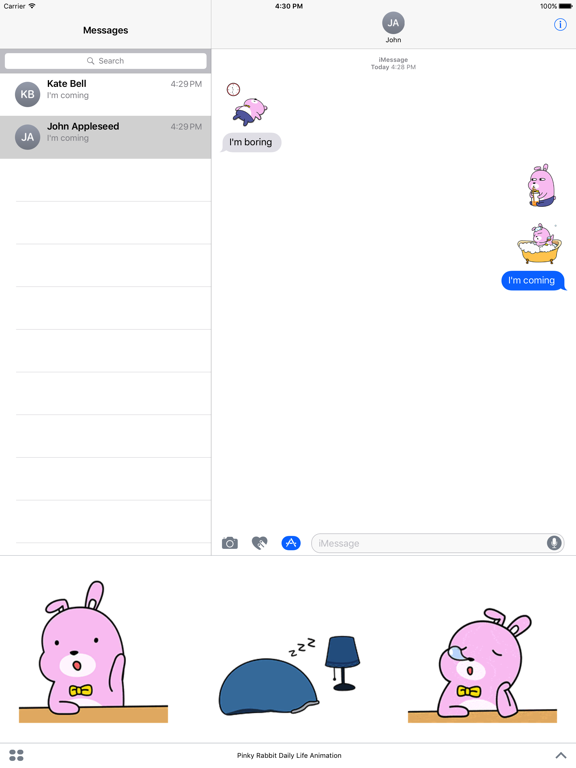 Screenshot #6 pour Pinky Rabbit Life Animation