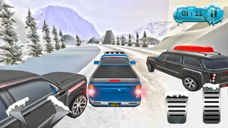 Off Road Jeep Snow Rally