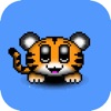 Cuties Anim Stickers - Tiger