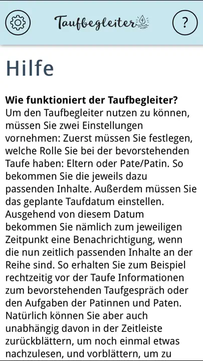 Taufbegleiter iPhone-skjermbilde 7