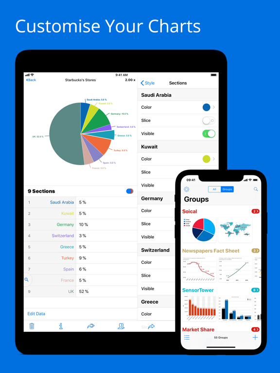 Visual Chart - Charting Appのおすすめ画像4