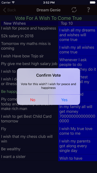 Make A Wish Come True Genie Screenshot 4 - AppWisp.com Make A Wish Come True Genie Screenshot 4 - AppWisp.com