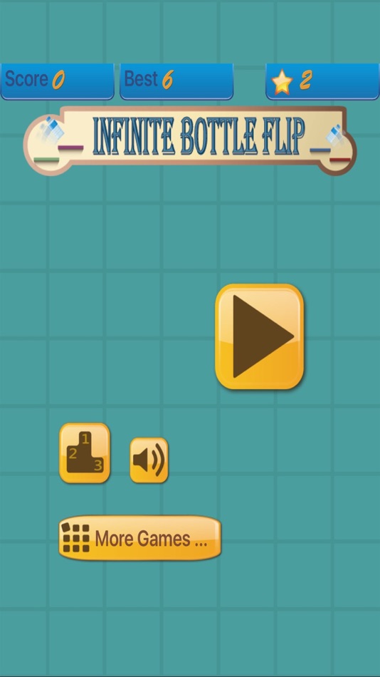 #1. Infinite Bottle Flip (iOS) 由: Chuanming Chang