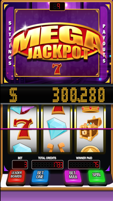 Screenshot #1 pour Mega Jackpot 7 - Lucky Las Vegas Casino Slots!