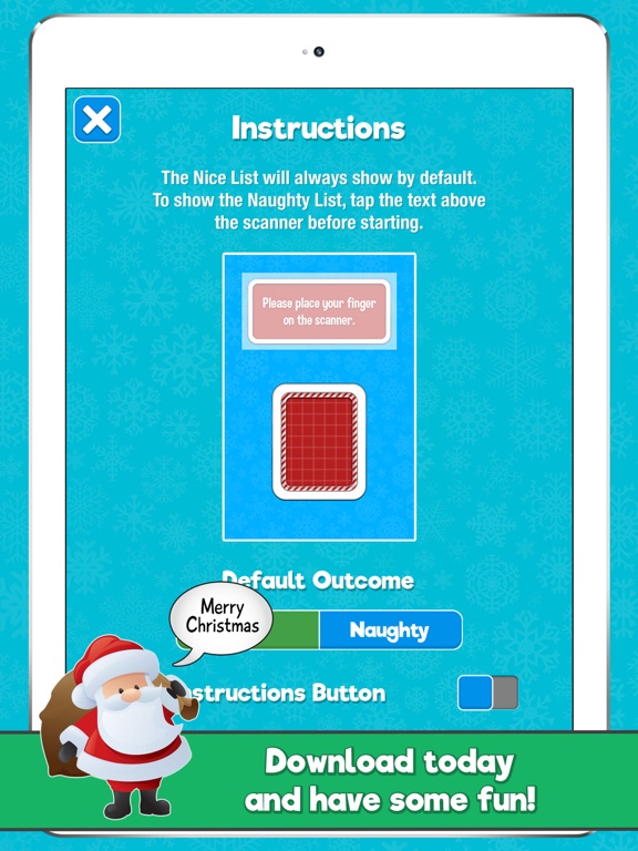 Santa's Naughty or Nice List iPad screenshot 5 - Entertainment app