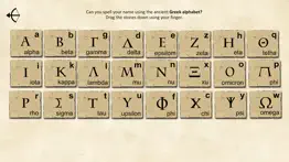 ancient greek alphabet iPhone Captures Décran 1