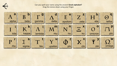 Screenshot #1 pour Ancient Greek Alphabet
