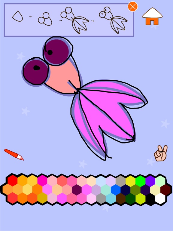 贝贝学画画 iPad screenshot 4 - Education app