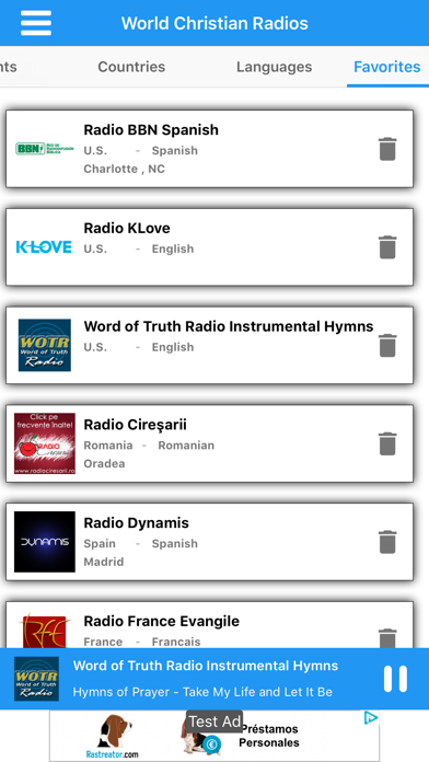 How to cancel & delete World Christian Radios from iphone & ipad 4