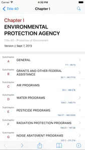 40 CFR - Protection of Environment (LawStack Ser.) screenshot #2 for iPhone