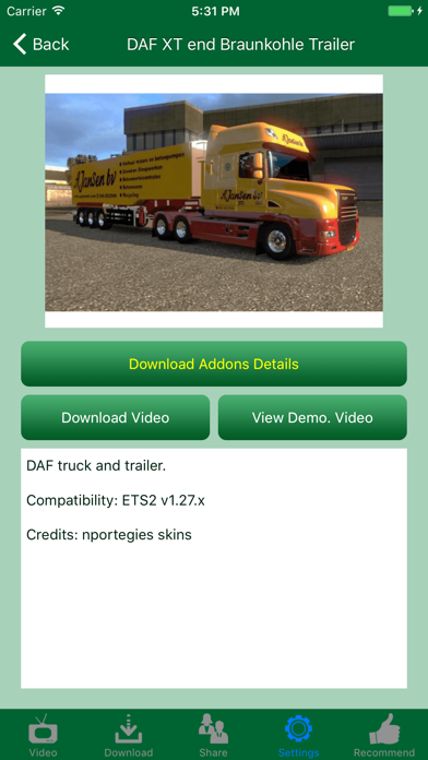 Truck Design Addons for Euro Truck Simulator 2 Screenshot