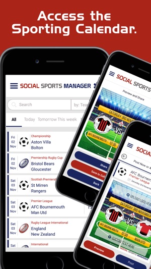 Social Sports Manager(圖2)-速報App