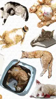 catnap 1: sleepy cat stickers iphone screenshot 4