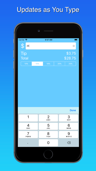 Blue Tip Gratuity Calculatorのおすすめ画像2