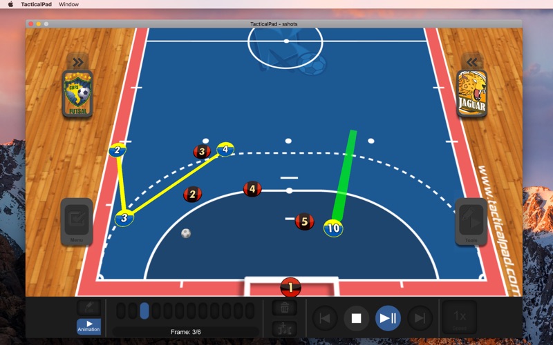 TacticalPad Futsal Handball Screenshot