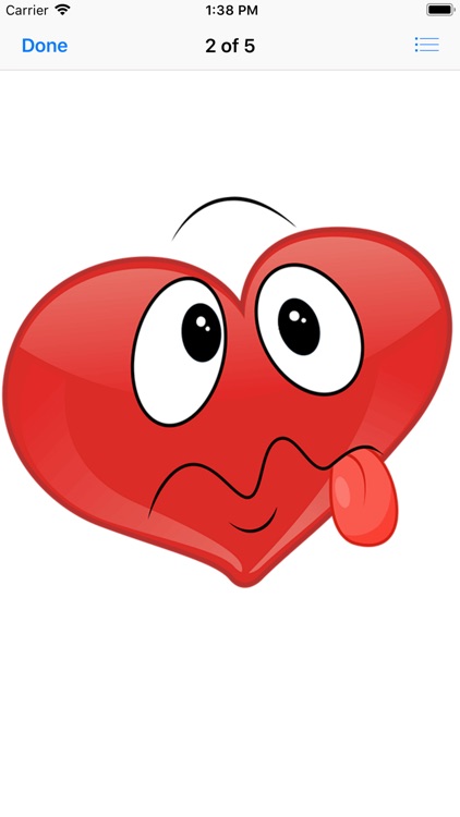 Love Heart Emo Face Expression screenshot-4