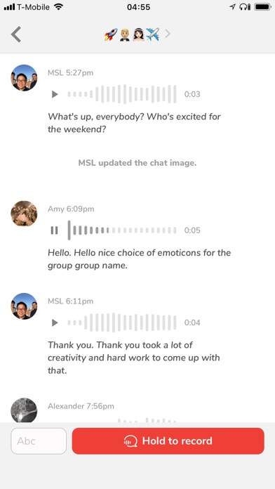Quaver iPhone screenshot 2 - Social Networking app