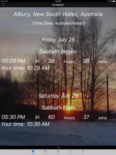 The Sabbath App