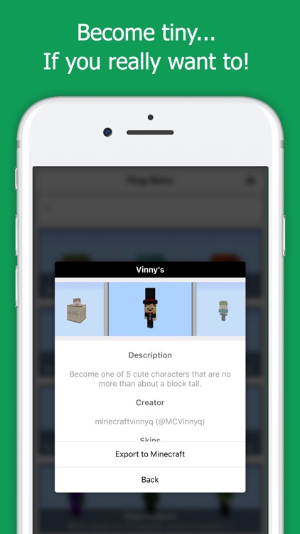 Plug Skins 4D for Minecraft screenshot-6