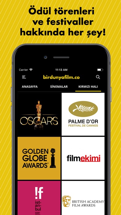birdunyafilm.co iPhone screenshot