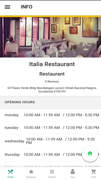 iTalia Restaurant screenshot 2