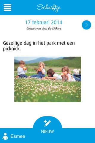 Vlietkinderen Ouderportaal screenshot 2