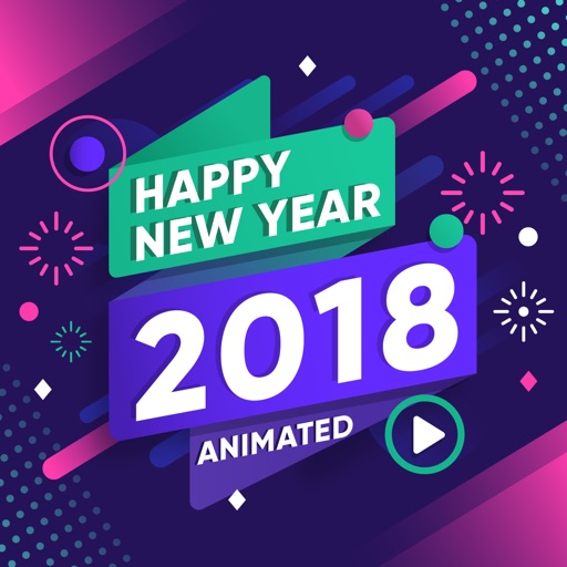 2018 Happy New Year Animated icon