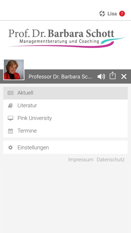 Professor Dr. Barbara Schott