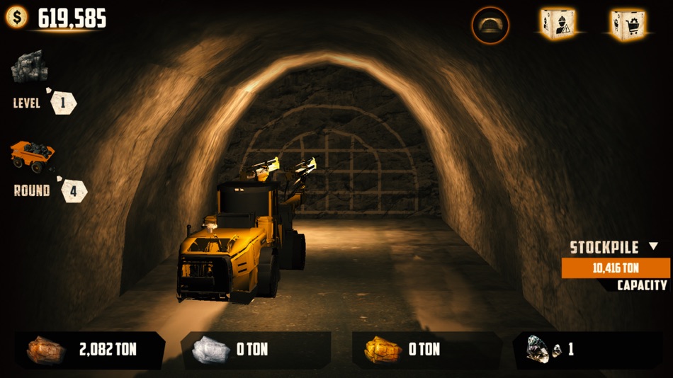 #5. Mining Sims (iOS) Podle: Anthony Ross