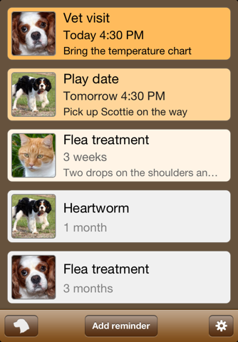 Paws Pet Reminders screenshot 2