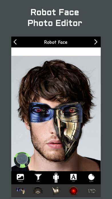 Screenshot #3 pour Robot Face Photo Editor