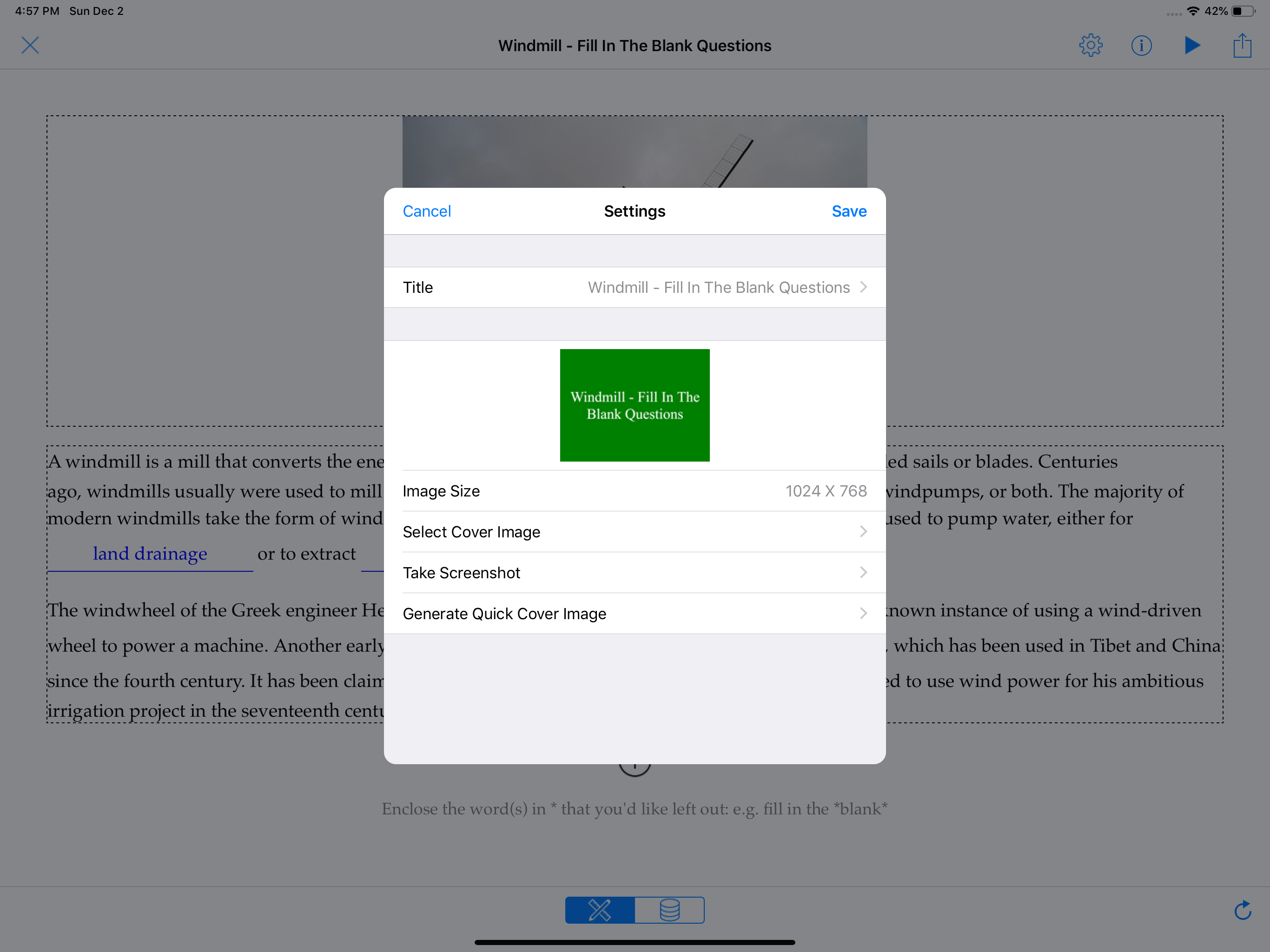 Creative Widget Builder