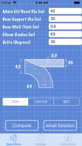 Piping Base Elbow Layout Calcのおすすめ画像1