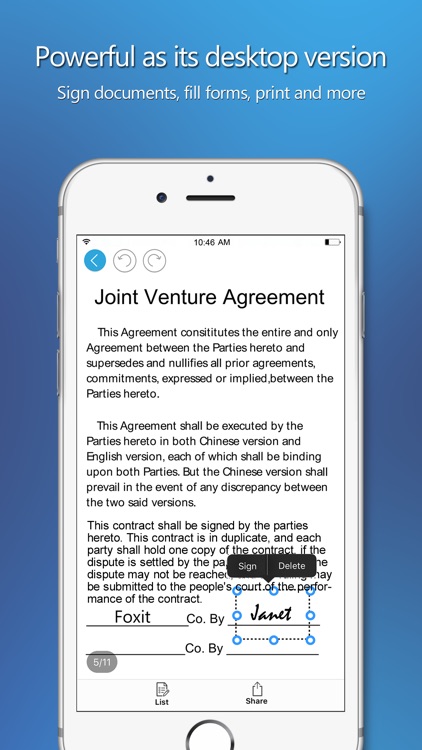 Foxit PDF Business - PDF reader, editor, Sign screenshot-4