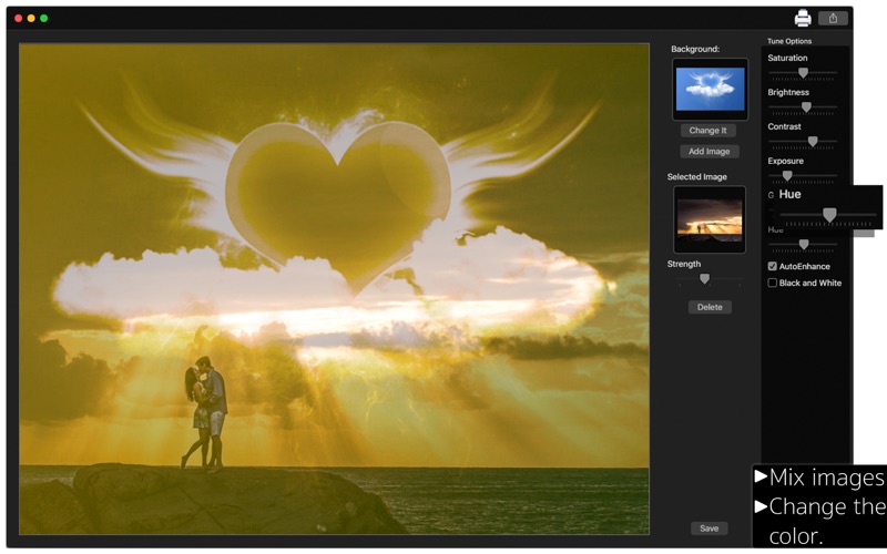 Screenshot #1 pour PixelMix - Double Exposure Effect