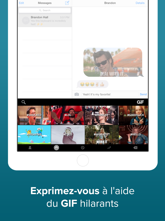 Screenshot #5 pour Fleksy- GIF, Web & Yelp Search