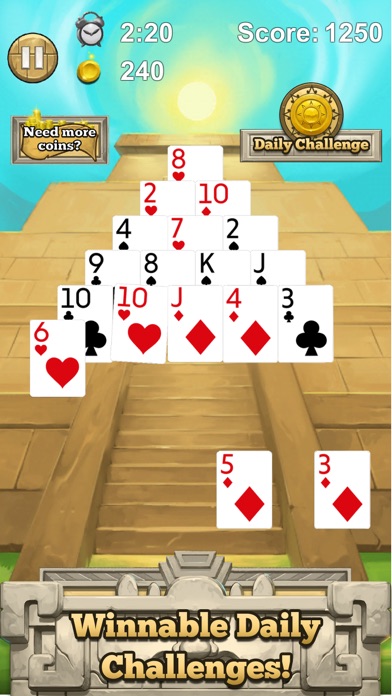 Pyramid – Solitaire Card Game screenshot 2