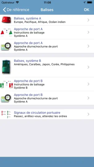 Capture d'écran de Marine R Gles & Signaux sur iPhone 2
