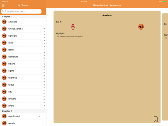 Screenshot #5 pour Things Fall Apart References