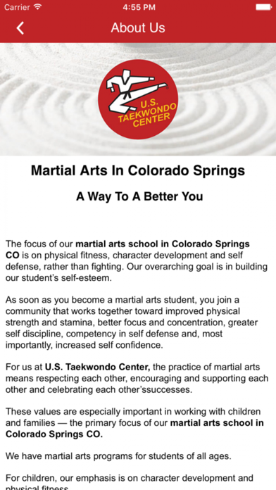 U.S. Taekwondo Center Screenshot 4 - AppWisp.com U.S. Taekwondo Center Screenshot 4 - AppWisp.com