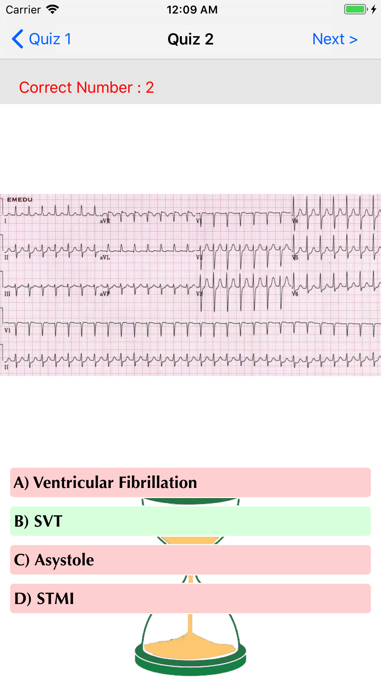 ECG QUIZ START screenshot 3
