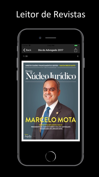 Revista Núcleo Jurídico screenshot 2