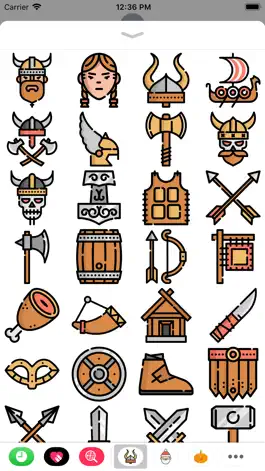 Game screenshot Viking Sticker Pack apk
