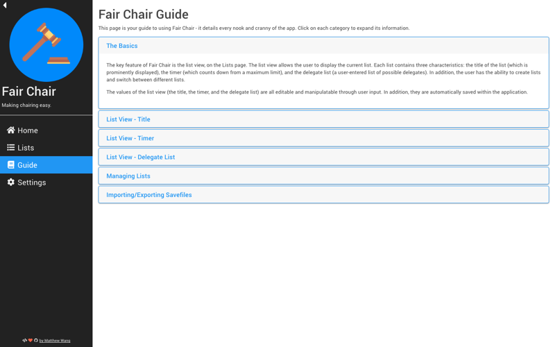 Fair Chair screenshot 4