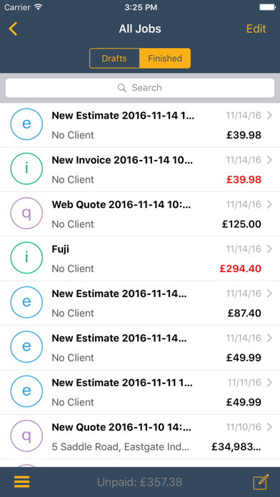 How to cancel & delete Quilder Estimate & Invoice from iphone & ipad 2
