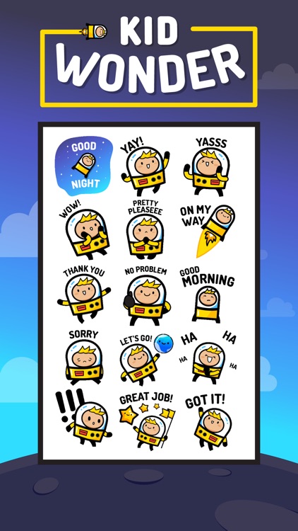 Kid Wonder Space Stickers