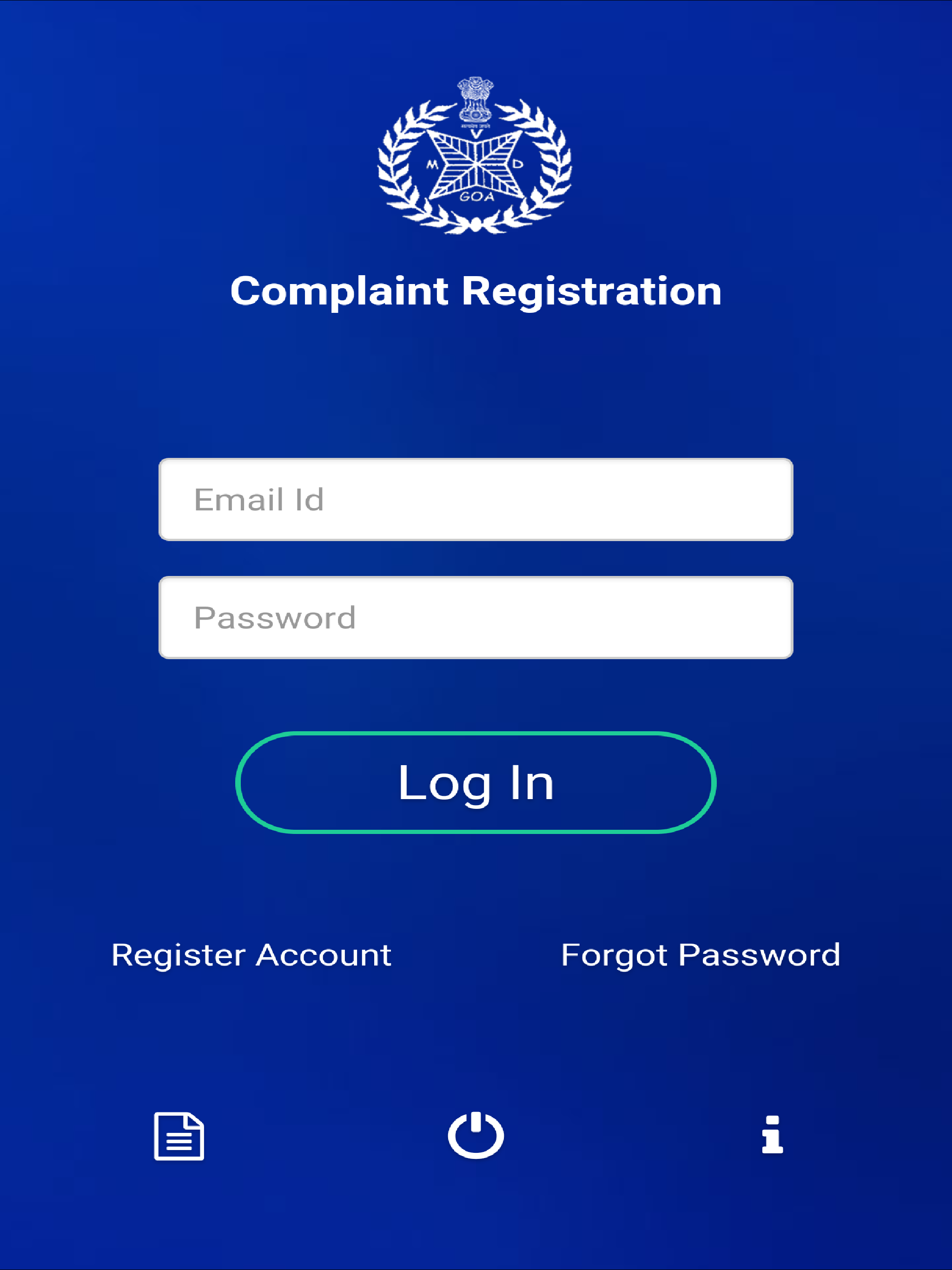 Complaint Registration-DoT Goa