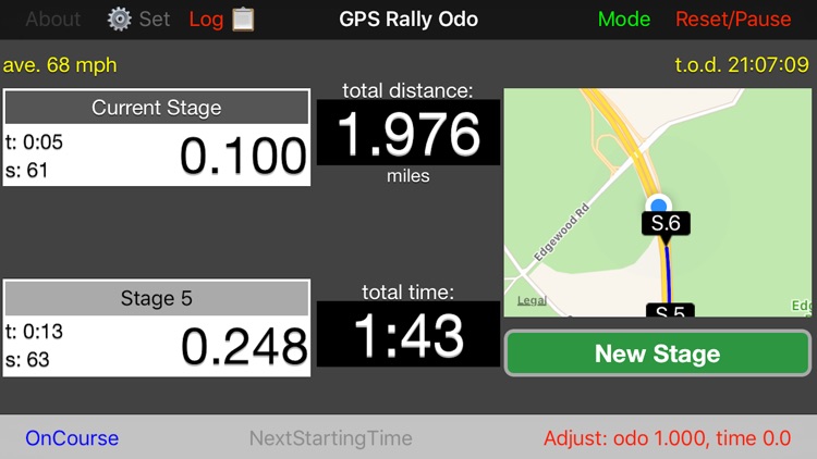 GPS Rally Odometer