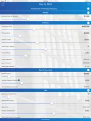 buy vs. rent calculator ipad images 1